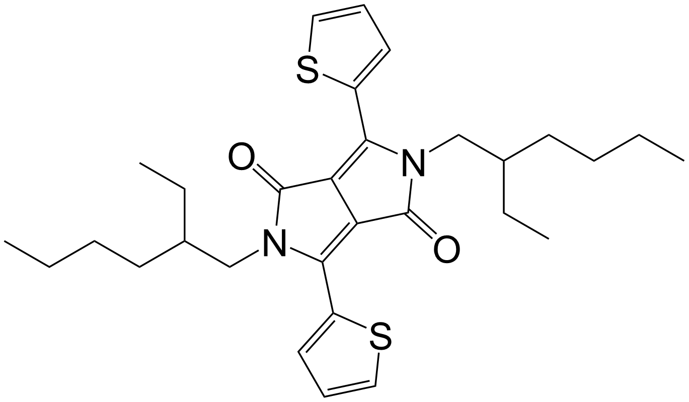 2,5-双(2-乙基己基)-3,6-双(噻吩-2-基)吡咯并[3,4-C]吡咯-1,4(2H,5H)-二酮/1185885-86-2